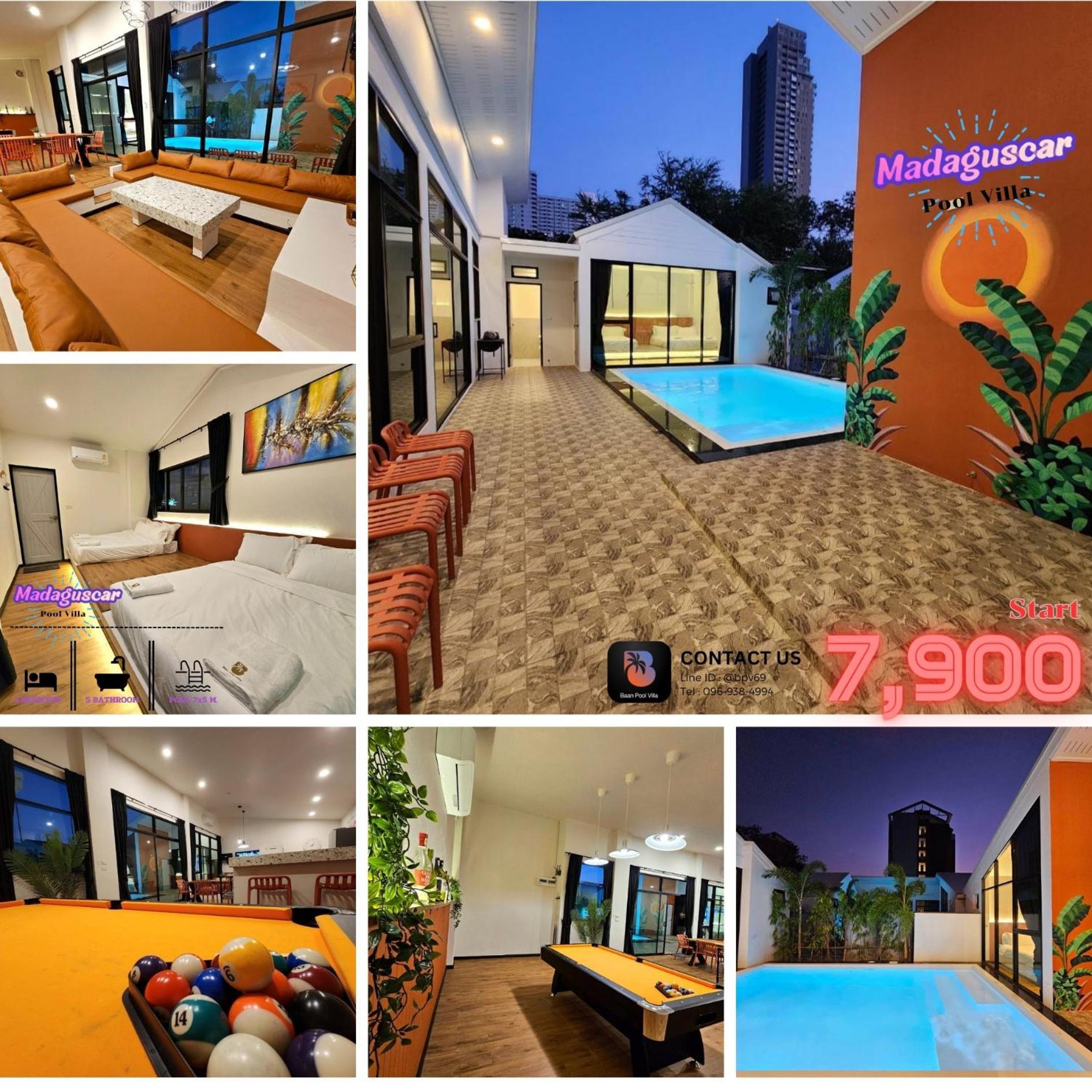 Madaguscar Private Pool Villa-Pattaya Jomtien Beach Exterior foto